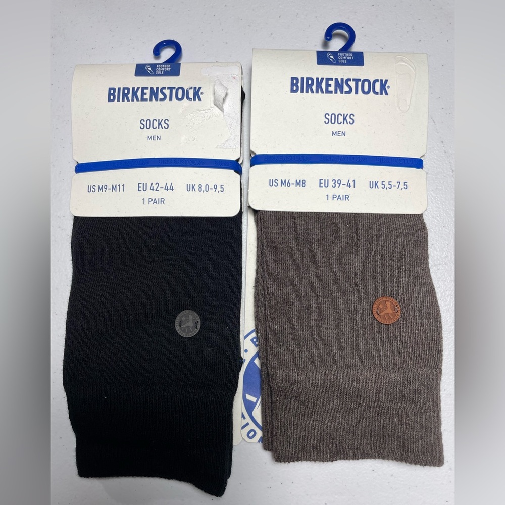 Pair Cotton Twist Men Birkenstock Socks